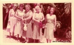 1955-07 Mary with red hat, FL.jpg